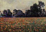 Famous Poppies Paintings - Poppies at Giverny